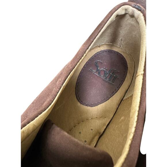 Sofft Size 8.5 Safia Berry Leather Slip On Comfort Sneaker Shoe Walking Travel - Picture 4 of 12